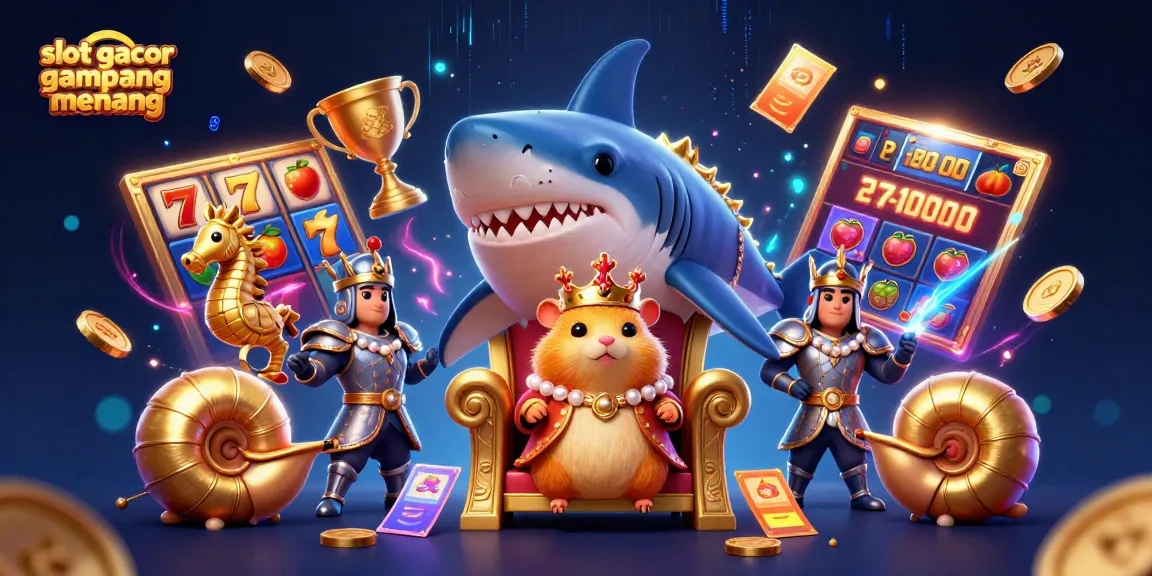 Experience the thrill of slot gacor gampang menang with vibrant characters and dynamic gambling elements.